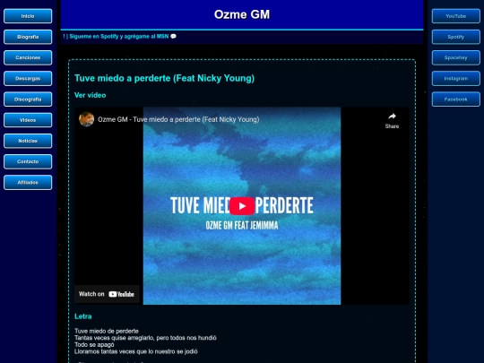canciones/tuvemiedoaperderte screenshot