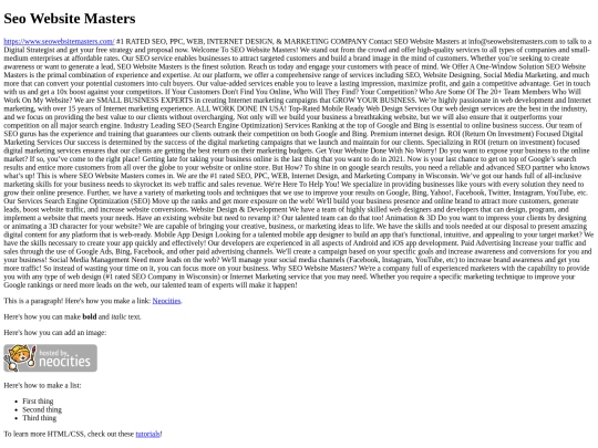 index screenshot