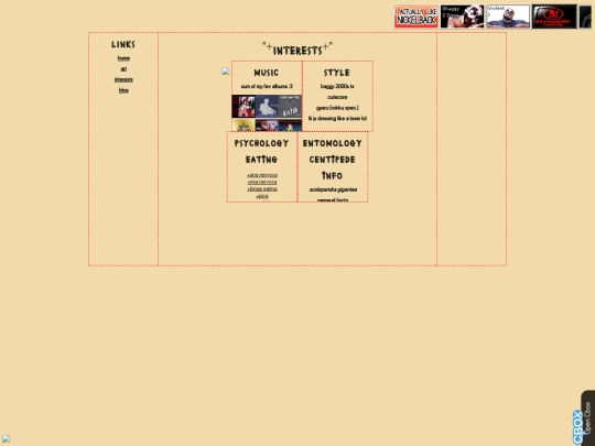 interests screenshot
