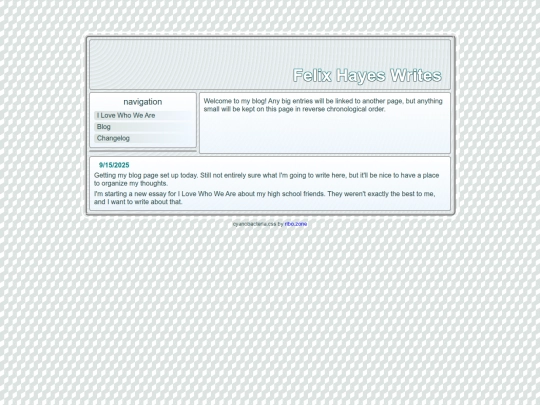 blog screenshot