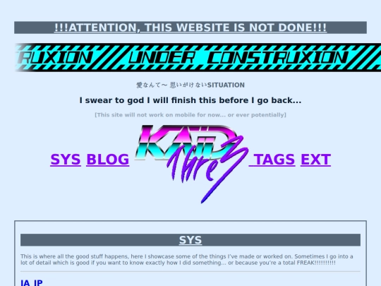 sys screenshot