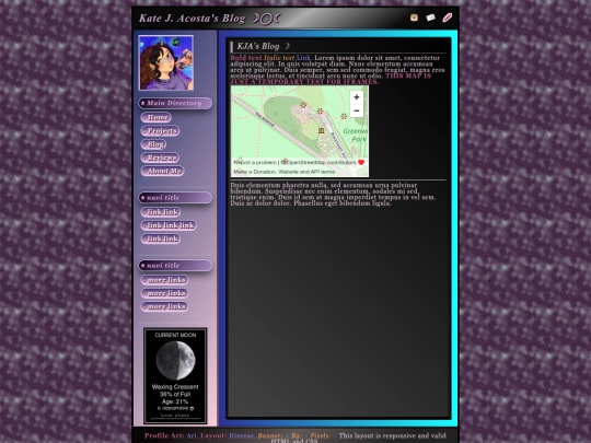 blog screenshot