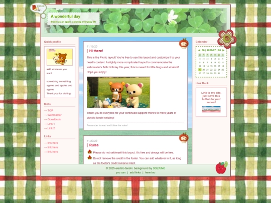 index screenshot