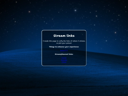stream-links screenshot