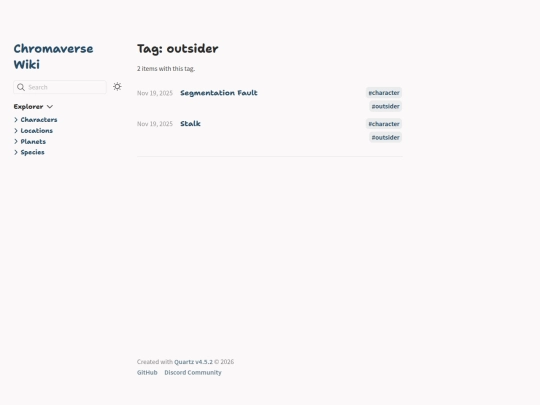 wiki/tags/outsider screenshot