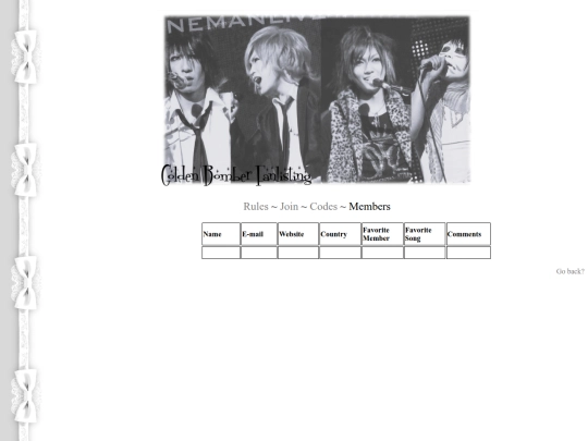fanlisting/members screenshot