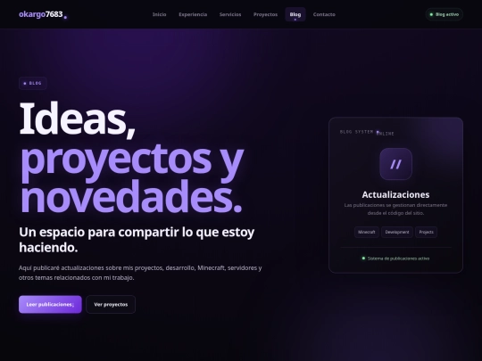 blog screenshot
