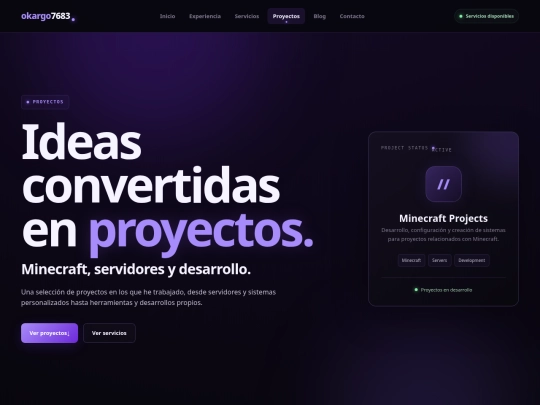 projects screenshot