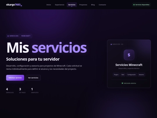 services screenshot