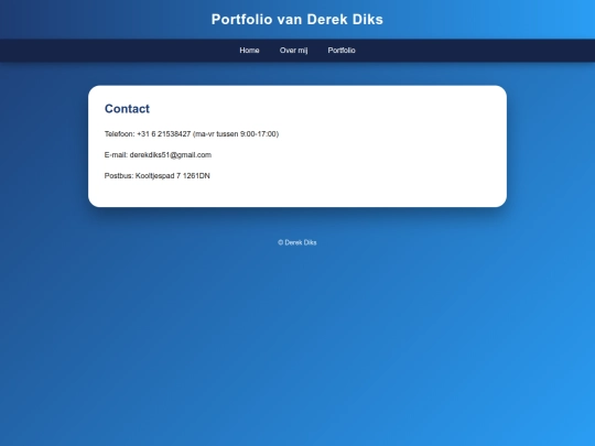 contact screenshot