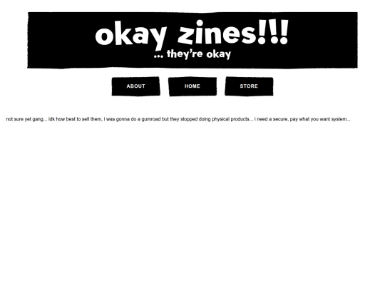 zines/notyet screenshot