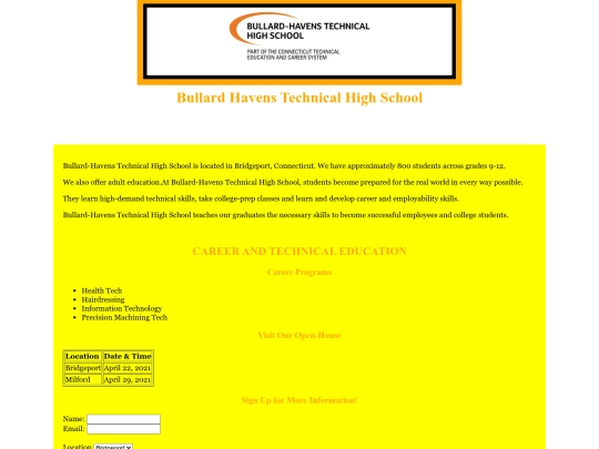 web-design/css/Styled_Bullard_Open_House screenshot