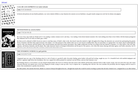 reviews/bookreviews screenshot