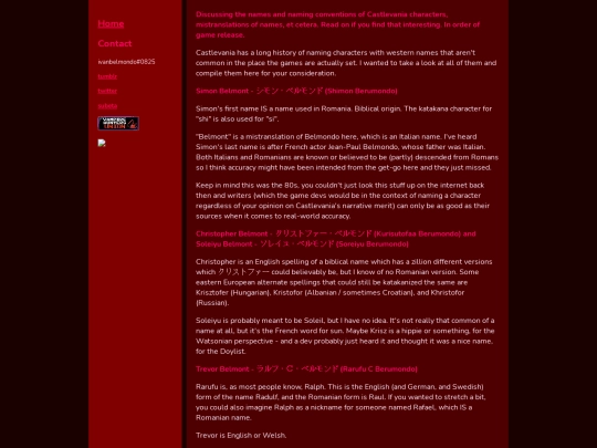 cvnomenclature screenshot