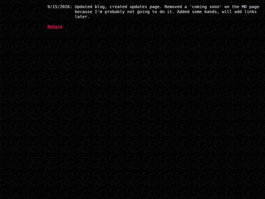 updates screenshot