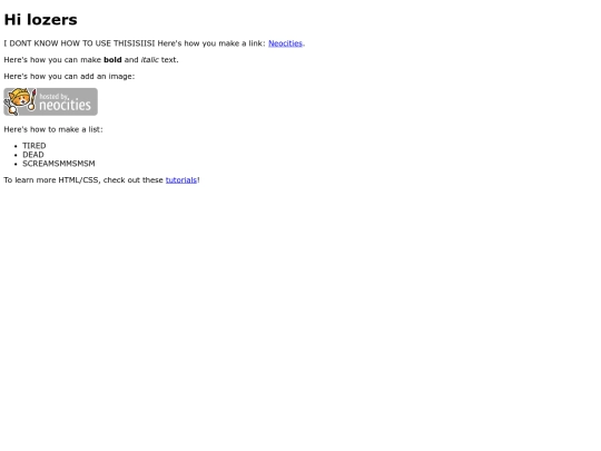 index screenshot