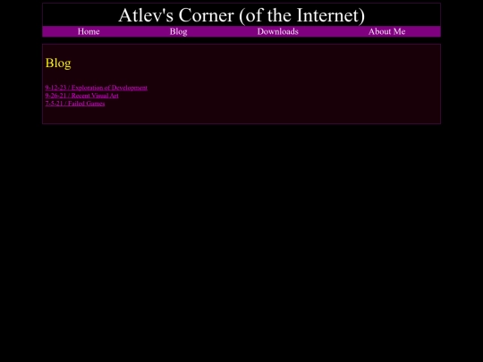 blog screenshot