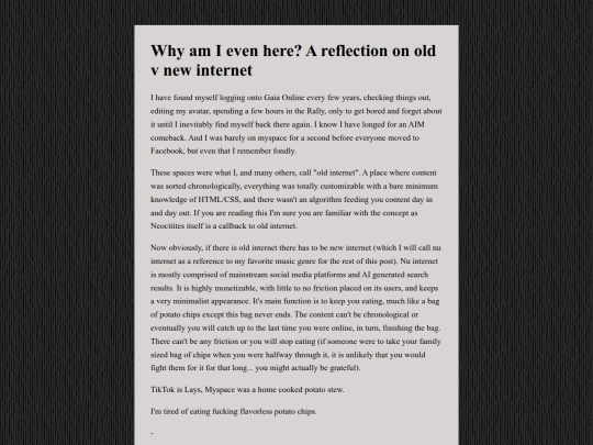 zonelet_starter_01_52/posts/2025-12-1-Why am I even here A reflection on old v new internet screenshot