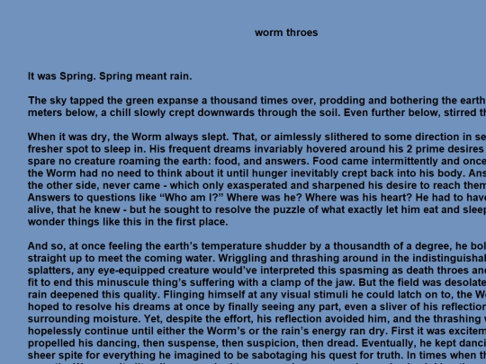 wormthroes screenshot