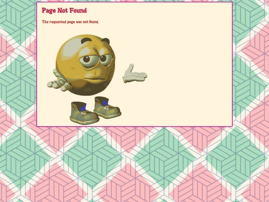 not_found screenshot