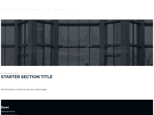 Dewi-1.0.0/starter-page screenshot