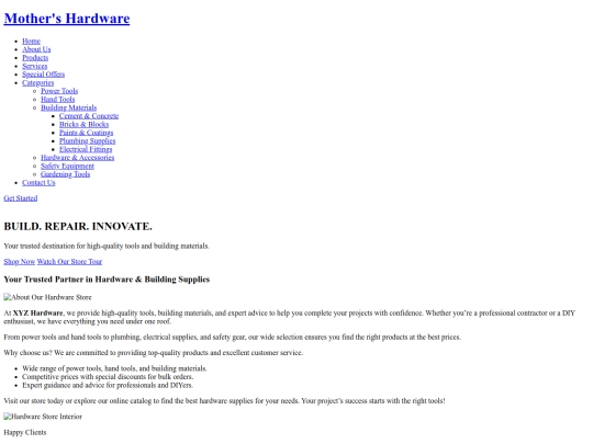 index screenshot