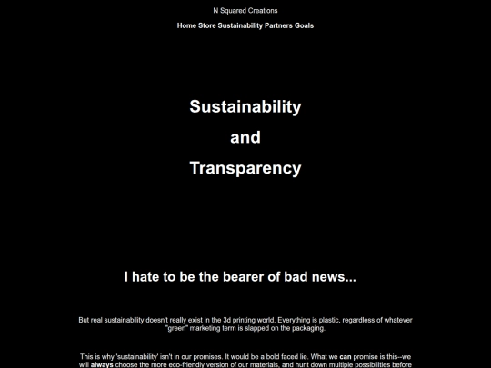 sustainability screenshot
