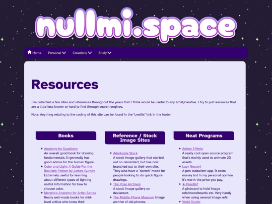 resources screenshot