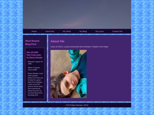 aboutme screenshot