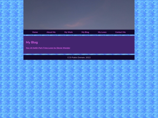 myblog screenshot