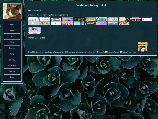 links screenshot