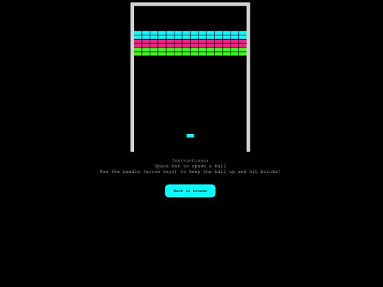 arcade/breakout screenshot