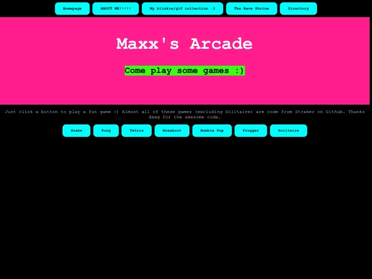 maxxsarcade screenshot