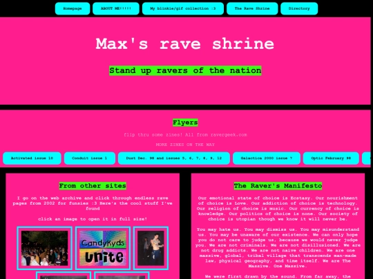 rave screenshot