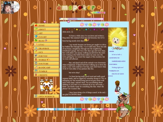 blog screenshot