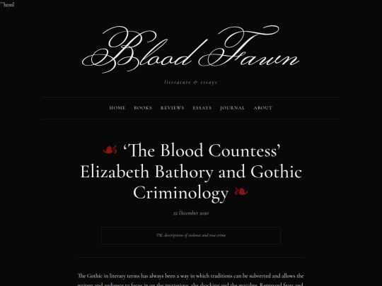 blood-countess-gothic-criminology screenshot