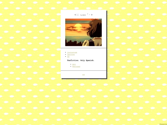 links screenshot