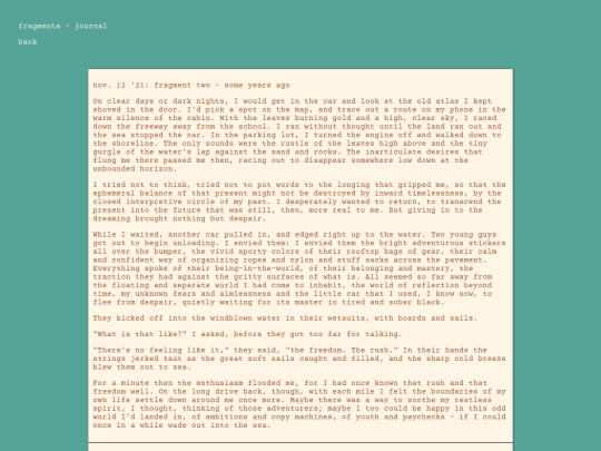 journal screenshot