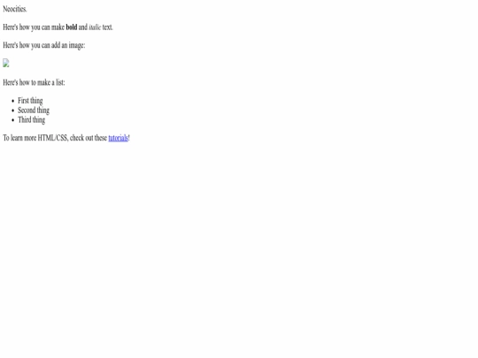 index screenshot