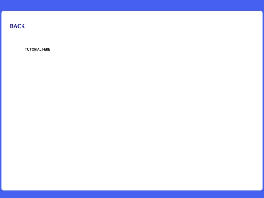 TUTORIAL screenshot