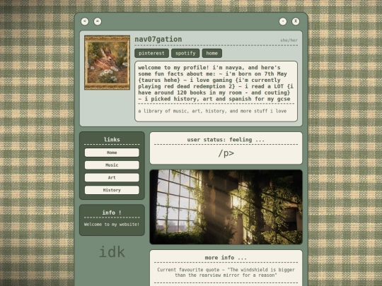 index screenshot
