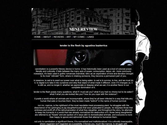tenderistheflesh_review screenshot