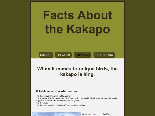 assessment/facts screenshot