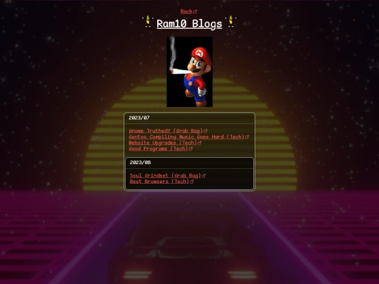 blogs screenshot