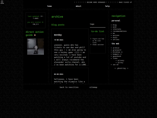 page/archive screenshot