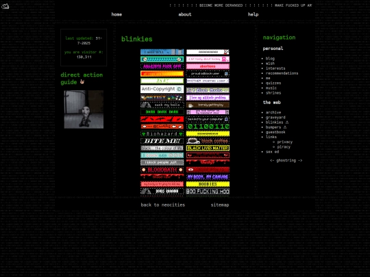 page/blinkies screenshot