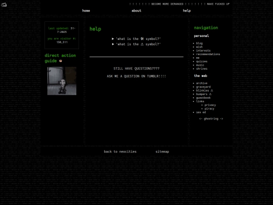 page/help screenshot
