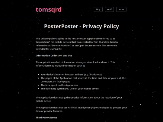 projects/posterposter/privacy-policy screenshot