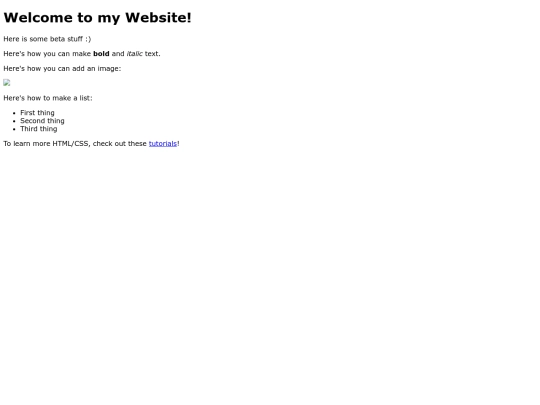 index screenshot
