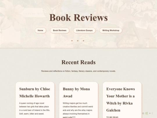 bookreview screenshot